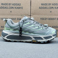Hoka Mafate Three2 Gray-fluorescent cyan-green