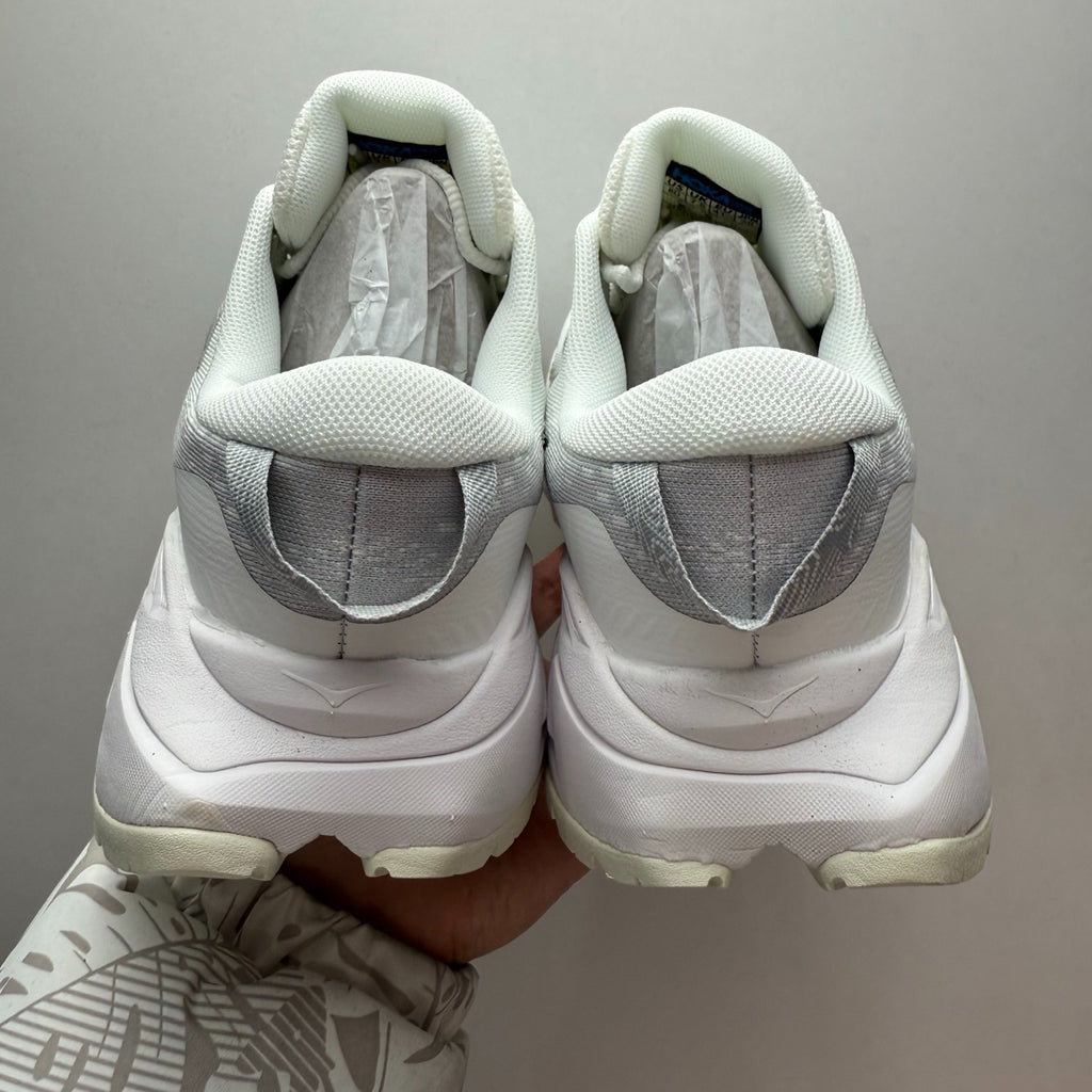HOKA Skyline-Float X Triple White Sneakers