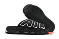 Nike Air More Uptempo Slides Black White FJ7808-002