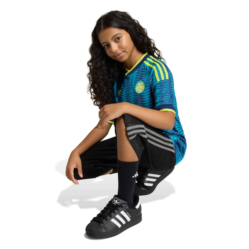 adidas 2026 Colombia Youth Away Soccer Jersey
