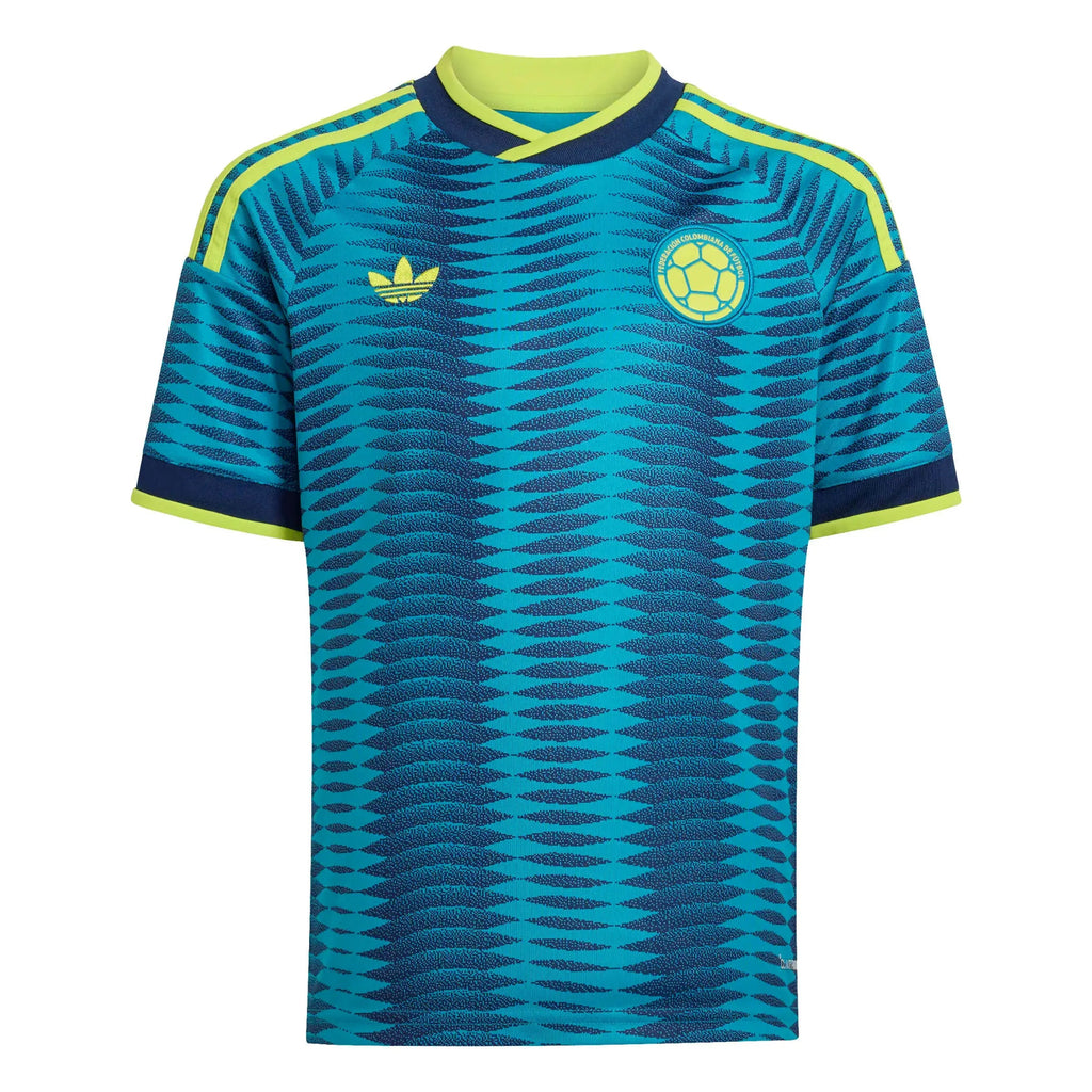 adidas 2026 Colombia Youth Away Soccer Jersey