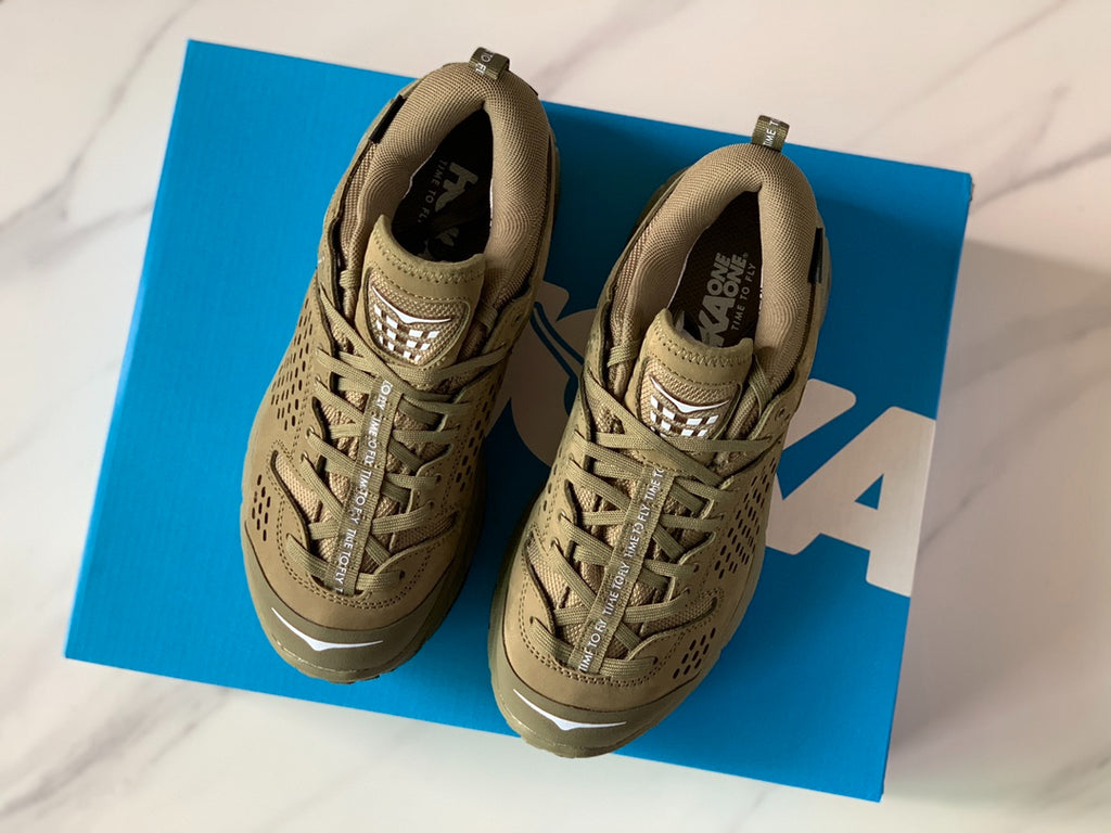 Hoka Ultra Low Gore-Tex Green