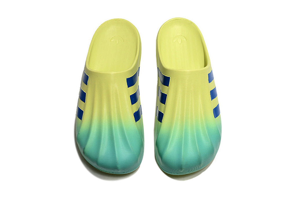 Adidas Originals AdiFOM Superstar Mule "Yellow Mint Gradient" Slip-On Sandals