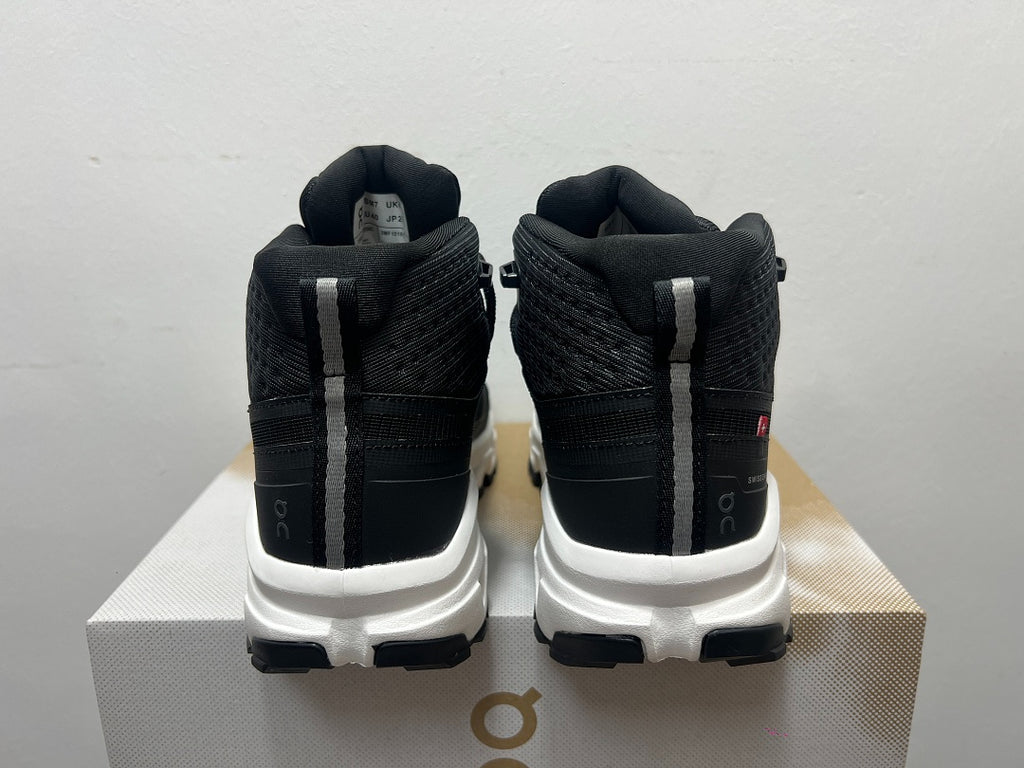 On Cloudrock Mid Waterproof Hiking Boots in Black