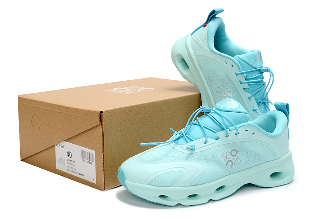 LOEWE × On Running Cloudsolo Sneakers in Aqua Blue