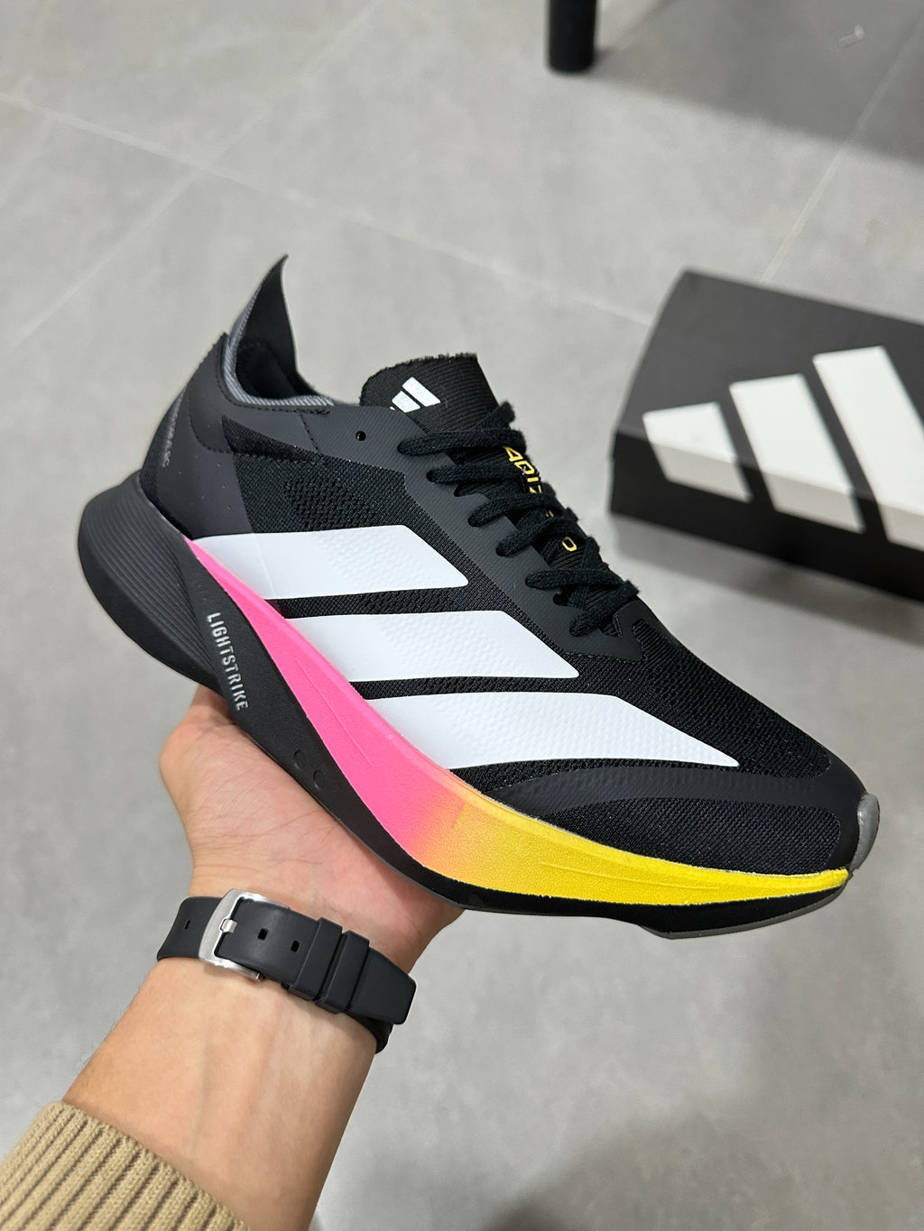 Adidas Adizero Drive RC Running Shoes Black | Pink