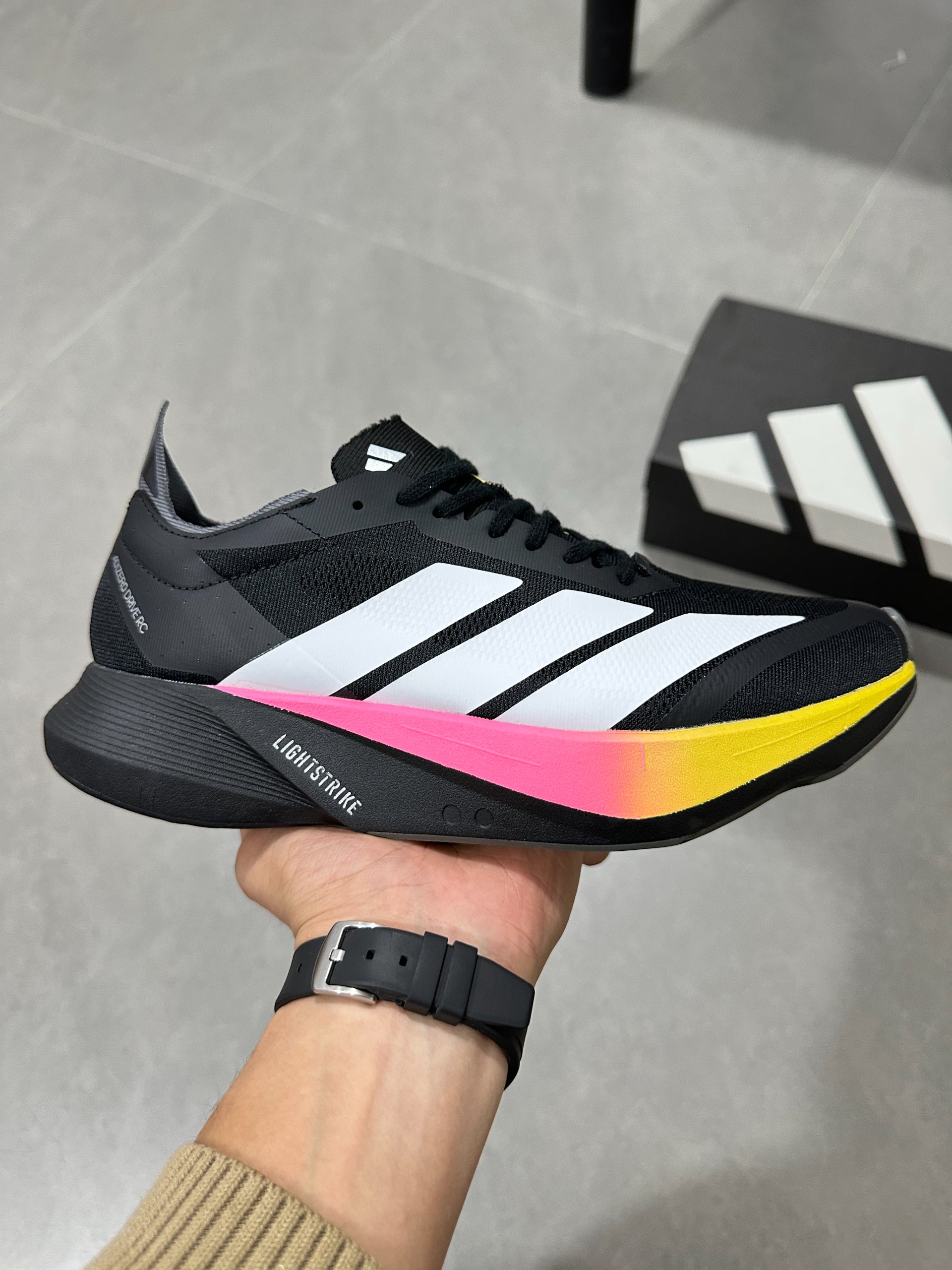Adidas Adizero Drive RC Running Shoes Black | Pink