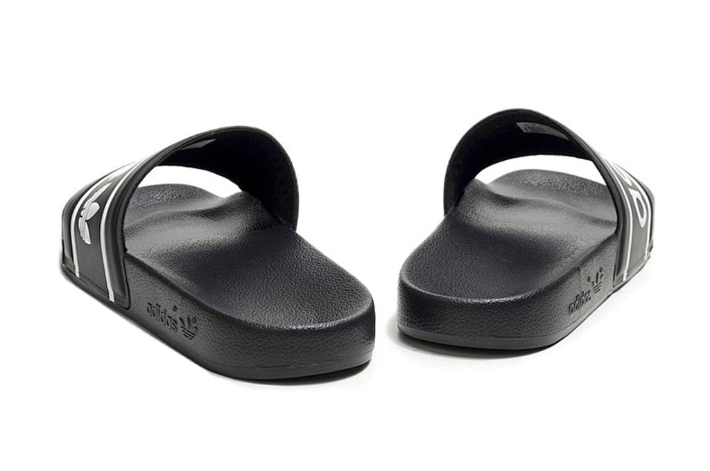 Adidas Originals Adilette Core Black/White Logo Slide Sandals GX6968