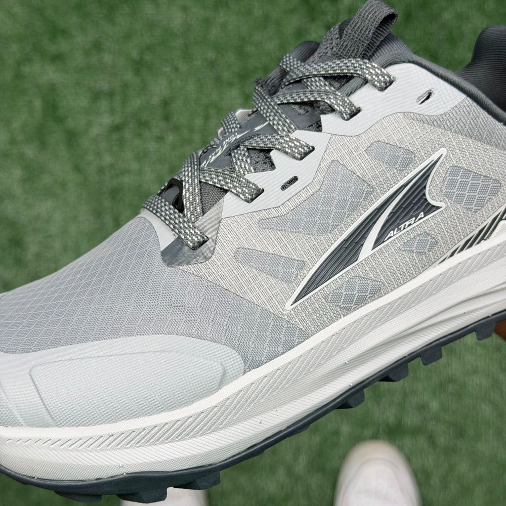 Altra Lone Peak 7 Light Grey White Zero Drop Breathable Trail Running Sneakers
