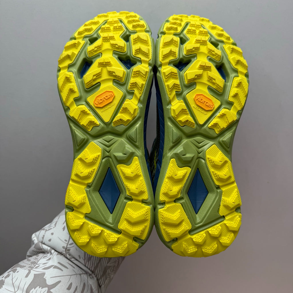 HOKA Mafate Speed 4 Stone Blue/Dark Citron Sneakers