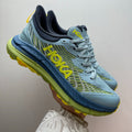 HOKA Mafate Speed 4 Stone Blue/Dark Citron Sneakers