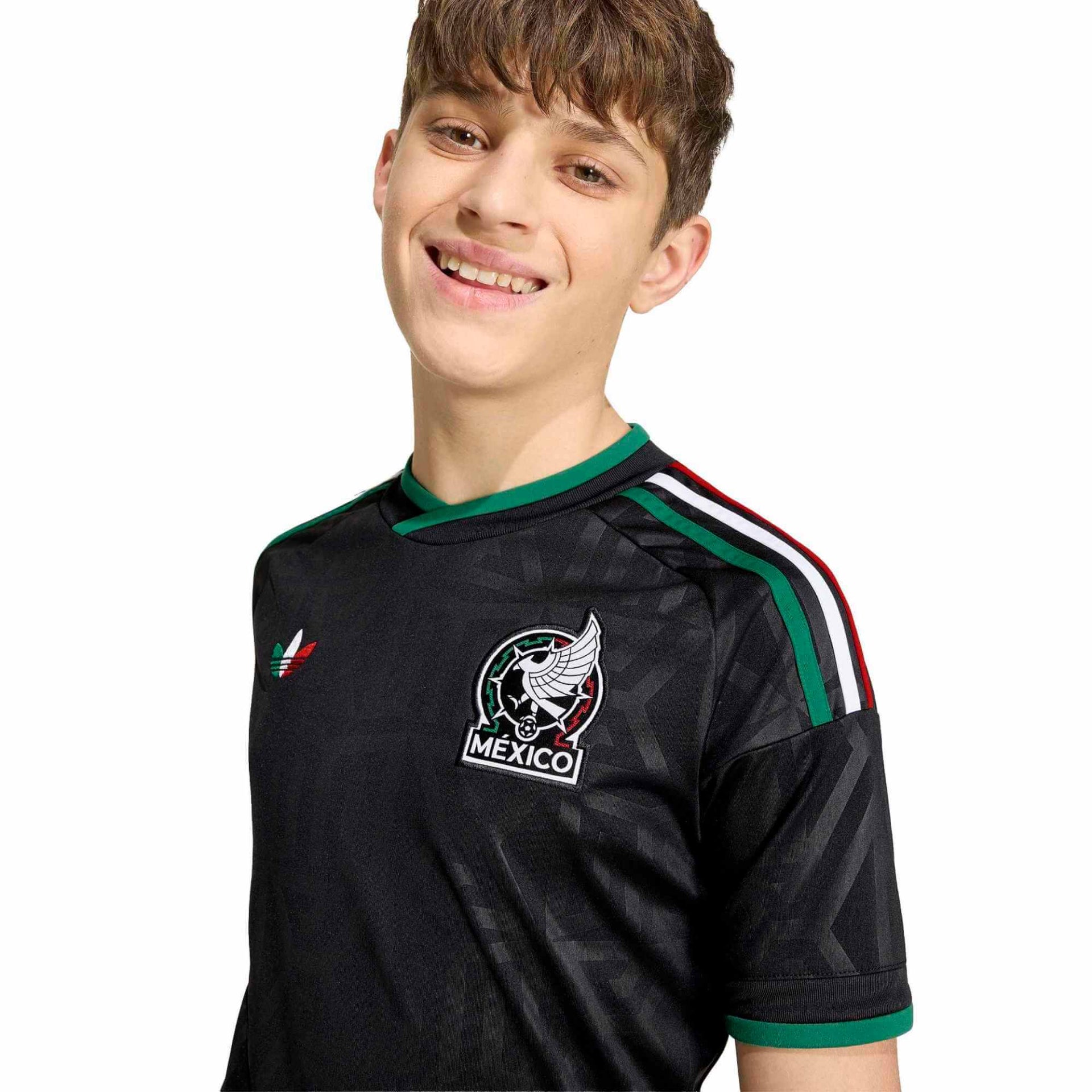 adidas 2026 Mexico Youth Stadium Third Soccer Jersey