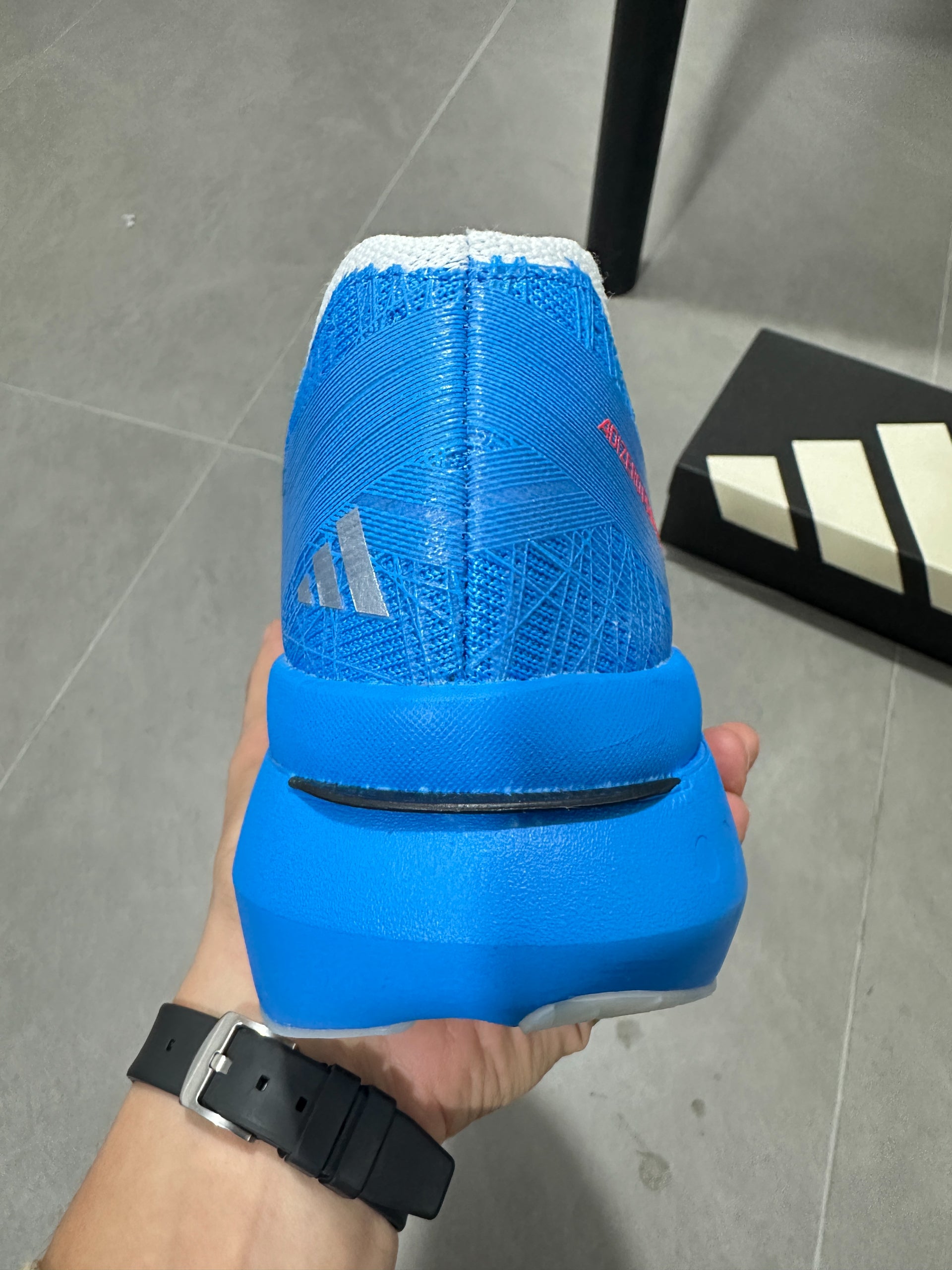 Adidas ADIZERO ADIOS PRO 4 (Blue / Silver colorway)