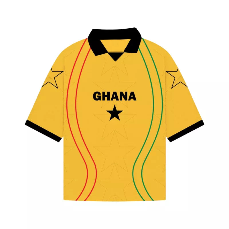 2026 Ghana Yellow Heritage Jersey-Men