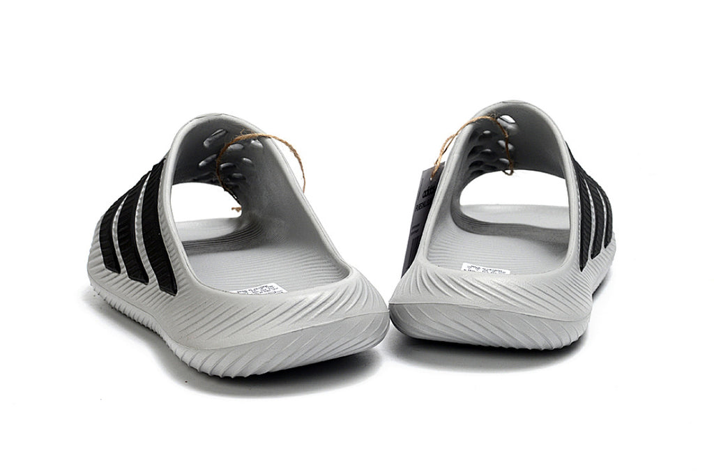 Adidas Purechill Grey Black Open-Toe Recovery Slides IF6766