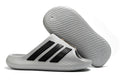 Adidas Purechill Grey Black Open-Toe Recovery Slides IF6766