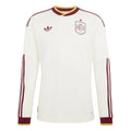 adidas 2026 Spain Men's Authentic Away Long-Sleeve Soccer Jersey