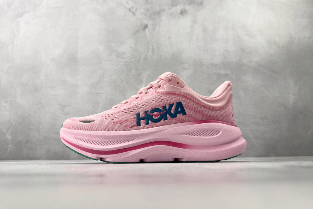 HOKA Bondi 9 Women's Running Shoes - Pink
