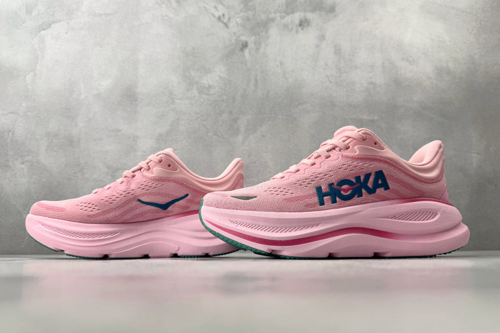 HOKA Bondi 9 Women's Running Shoes - Pink