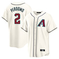 Arizona Diamondbacks #2 Geraldo Perdomo Player Cream Home Game Stitched Baseball Jersey