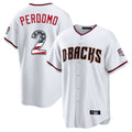 Arizona Diamondbacks #2 Geraldo Perdomo Player White USA 250 Fourth of July Home Game Stitched Baseball Jersey
