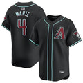 Arizona Diamondbacks #4 Ketel Marte Player Black Limited Home Game Stitched Baseball Jersey