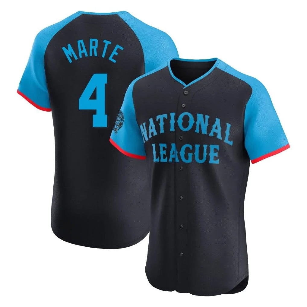 Arizona Diamondbacks #4 Ketel Marte Player Black National League All-Star Limited Elite Home Game Stitched Baseball Jersey