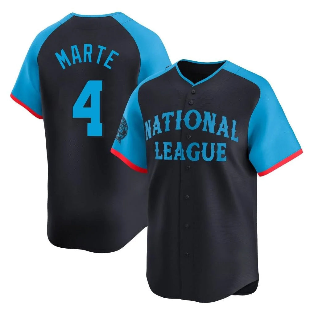 Arizona Diamondbacks #4 Ketel Marte Player Black National League All-Star Limited Home Game Stitched Baseball Jersey