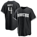 Arizona Diamondbacks #4 Ketel Marte Player Player Black Game Home Stitched Baseball Jersey