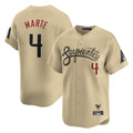 Arizona Diamondbacks #4 Ketel Marte Player Tan City Connect Limited Home Game Stitched Baseball Jersey