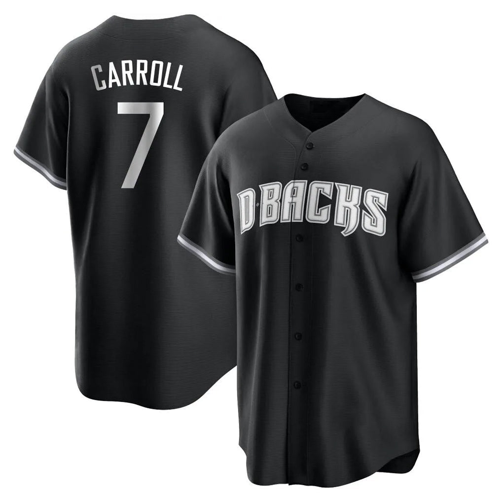 Arizona Diamondbacks #7 Corbin Carroll Player Black Game Home Stitched Baseball Jersey