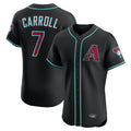 Arizona Diamondbacks #7 Corbin Carroll Player Black Limited Elite Home Game Stitched Baseball Jersey