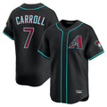 Arizona Diamondbacks #7 Corbin Carroll Player Black Limited Home Game Stitched Baseball Jersey