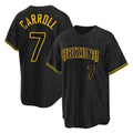 Arizona Diamondbacks #7 Corbin Carroll Player Black Snake Skin City Home Game Stitched Baseball Jersey