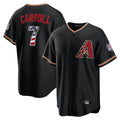 Arizona Diamondbacks #7 Corbin Carroll Player Black USA 250 Fourth of July Game Home Stitched Baseball Jersey