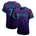 Arizona Diamondbacks #7 Corbin Carroll Player Purple 2025 City Connect Limited Elite Home Game Stitched Baseball Jersey