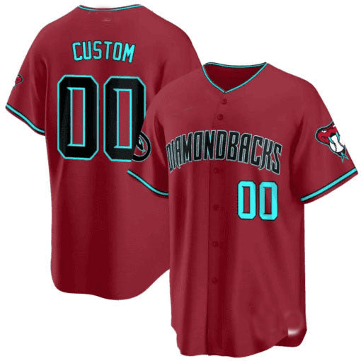 Arizona Diamondbacks 2024 Cool Base Custom Jersey – All Stitched-Red Baseball Jersey