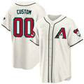 Arizona Diamondbacks 2024 Cool Base Custom Jersey – Cream Baseball Jersey