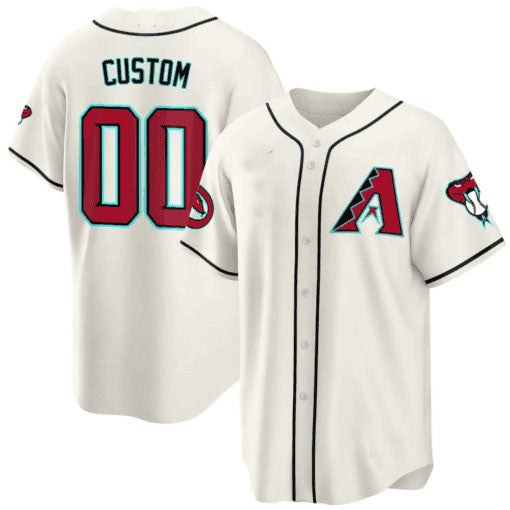 Arizona Diamondbacks 2024 Cool Base Custom Jersey – Cream Baseball Jersey