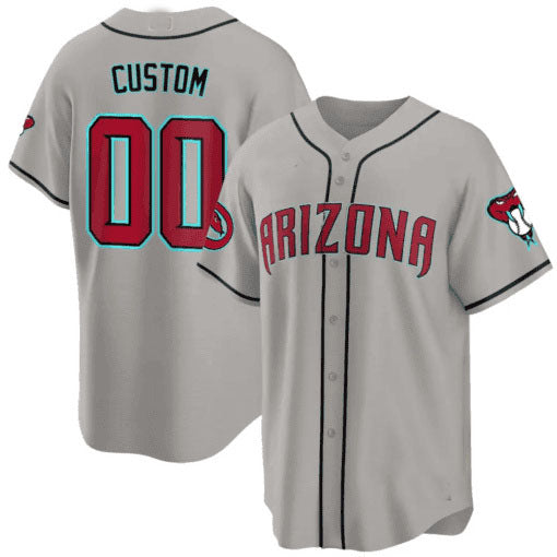 Arizona Diamondbacks 2024 Cool Base Custom Jersey – Gray Baseball Jersey