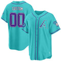 Arizona Diamondbacks 2024 Teal Purple Custom Jersey – Teal Baseball Jersey