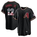 Arizona Diamondbacks #12 Lourdes Gurriel Jr Player Black USA 250 Fourth of July Game Home Stitched Baseball Jersey