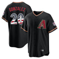 Arizona Diamondbacks #20 Luis Gonzalez Player Black USA 250 Fourth of July Game Home Stitched Baseball Jersey