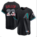 Arizona Diamondbacks #23 Zac Gallen Player Black USA 250 Fourth of July Home Game Stitched Baseball Jersey