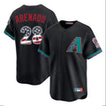 Arizona Diamondbacks #28 Nolan Arenado Player Black USA 250 Fourth of July Home Game Stitched Baseball Jersey