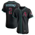 Arizona Diamondbacks #2 Geraldo Perdomo Player Black Limited Elite Home Game Stitched Baseball Jersey