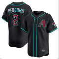 Arizona Diamondbacks #2 Geraldo Perdomo Player Black Limited Home Game Stitched Baseball Jersey