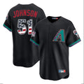 Arizona Diamondbacks #51 Randy Johnson Player Black USA 250 Fourth of July Home Game Stitched Baseball Jersey