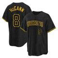 Arizona Diamondbacks #8 James McCann Player Black Snake Skin City Home Game Stitched Baseball Jersey