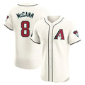 Arizona Diamondbacks #8 James McCann Player Cream Limited Elite Home Game Stitched Baseball Jersey